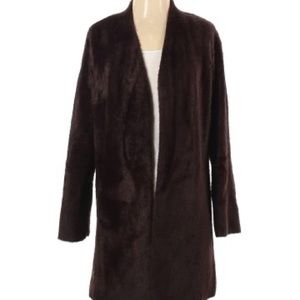 Ann Taylor Faux Fur Cardigan